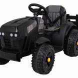 Detský elektrický traktor Titanium Z s prívesom – čierny