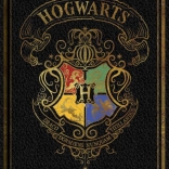 Blok A5 Harry Potter farebný čierny