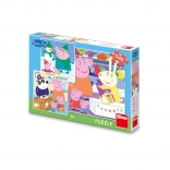 Puzzle PEPPA PIG – veselé popoludnie 3×55 dielikov