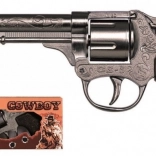 Kovový revolver na 8 nábojov GONHER 80/0