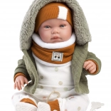 Llorens New Born realistická bábika so zvukmi 44 cm
