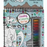 Blok s gelovými perami Dinosaury od JIRI MODELS