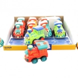 Robotická mašinka s premenou na robota – setrvačník