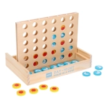 Drevená hra štyri v rade deň a noc