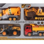 Sada stavebných áut pre deti 4 ks