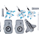 Raketa s odpaľovacou plošinou a príslušenstvom