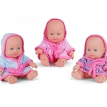 Roztomilé bábätko v farebnom župane