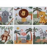 drevené kocky safari 2kids toys