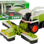 Veľký zelený detský kombajn – plastová hračka