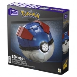 Mega Pokémon Jumbo Great Ball stavebnica so svetlom