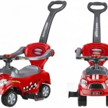 Odrážadlo s vodiacou tyčou Coupe červené