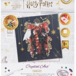Crystal Art pohľadnica Harry Potter a Hedviga 18 × 18 cm
