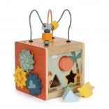 Drevená Motorická Kocka Dino