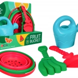 Megasada pieskových doplnkov so skladacím vedierkom