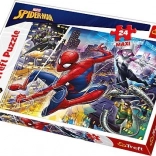 Puzzle maxi 24 dielikov – NEOHROZENÝ SPIDER‑MAN