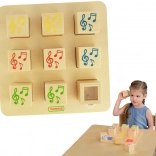 Masterkidz Drevený Senzorický Triediaci Set Hudobný Montessori