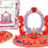 Toaletný stolík s efektmi svetla a zvuku Ruža