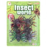 Zbierka pavúkov na karte