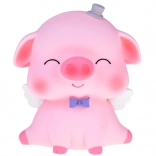 Pokladnička prasiatko s krídelkami a korunkou