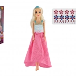 bábika Anlily s trblietavými diamantmi 30 cm