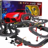 14-metrová závodná dráha pre deti 3-8 rokov, funkcia zmeny rýchlosti a 2 autá