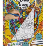 Grafix maľovanie podľa čísel – tiger, plátno na ráme 30 × 40 cm