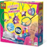 Kreatívna sada na výrobu šperkov Krištáľová galaxia
