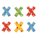 Drevené písmeno Hviezdička X od Bigjigs Toys