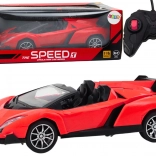 Športová zábava s RC autom 1:16, červené