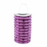 Halloweensky papierový lampión s pavúkmi 15 cm