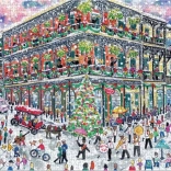 Puzzle GALISON Vianoce v New Orleans 1000 dielikov