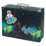 Baagl skladací školský kufrík Chill s kovaním