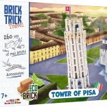 Tehlová stavebnica BRICK TRICK Travel – Šikmá veža v Pise (260 dielikov)