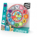 Drevená vkladačka – hodiny pre deti