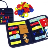 Senzorická detská manipulačná doska