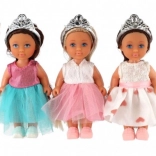 Bábika Princezná s Pevným Telom 12cm