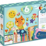 Výtvarná sada kocúr a kamaráti DJECO