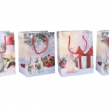 Vianočná darčeková taška 26 × 32 × 10 cm