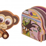 Interaktívna sada Mini Mani Opica – hračka a knižka s aplikáciou