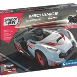 Clementoni mechanické laboratórium – pretekárske auto