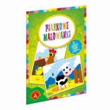 Pieskové obrazy Krava, Kura