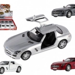 Model auta Mercedes-Benz SLS AMG 13 cm na spätný náťah
