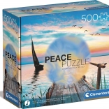 Puzzle 500 prvkov Mierová kolekcia Pokojný vietor