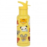 Nerezová fľaša na pitie Zvierací Kamoši 500 ml od A Little Lovely Company