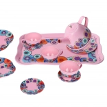 Detská ružová čajová sada 15 ks