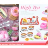 Čajový set s plechovým riadom