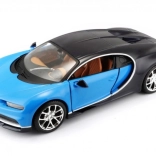 Zberateľský model BUGATTI Chiron 1:24 modro‑čierny