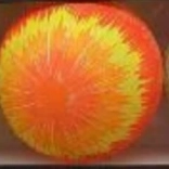 Gumená lopta dúha 22 cm