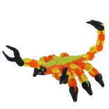 Klixx Creaturez škorpión – ohybná klikačka na kreatívne hranie