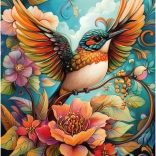 DINO puzzle Vtáčik XL 500 dielikov